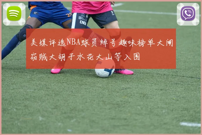 美媒评选NBA球员绰号趣味榜单大闸窃贼大胡子水花大山等入围