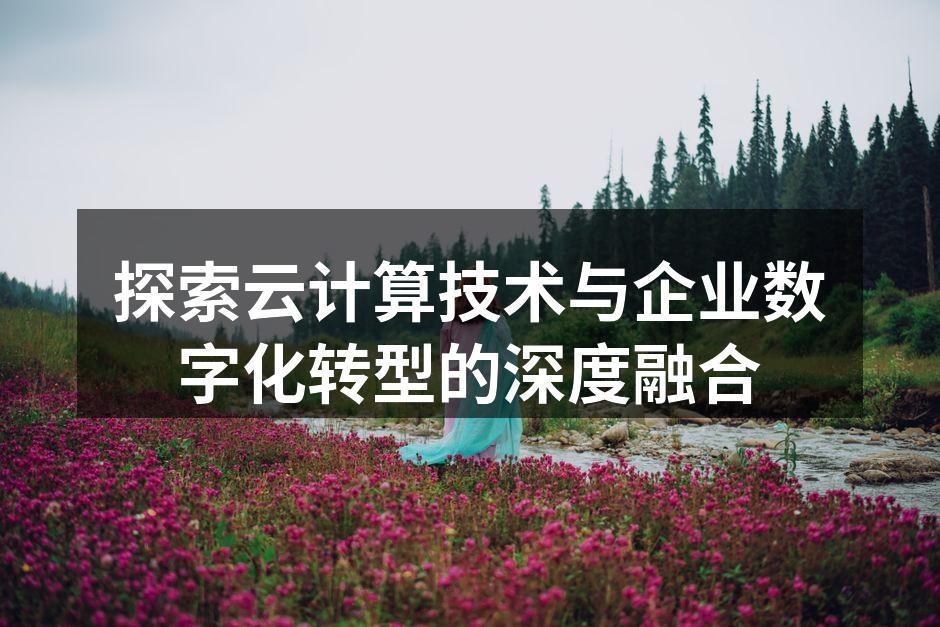 探索云计算技术与企业数字化转型的深度融合