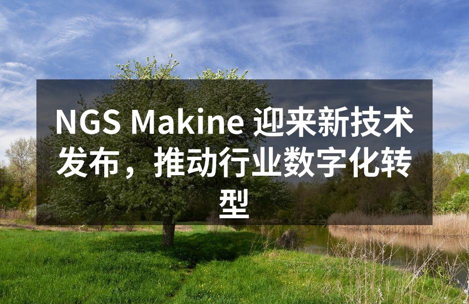 NGS Makine 迎来新技术发布，推